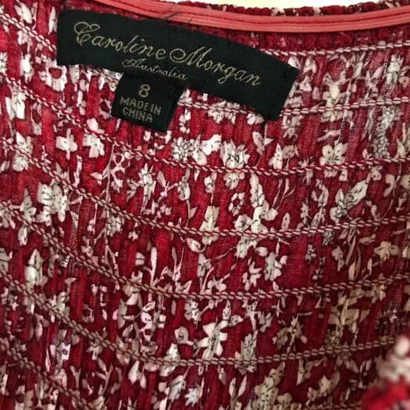 Caroline Morgan Australia Size 8 Off The Shoulder Sun Dress - Picture 7 of 7